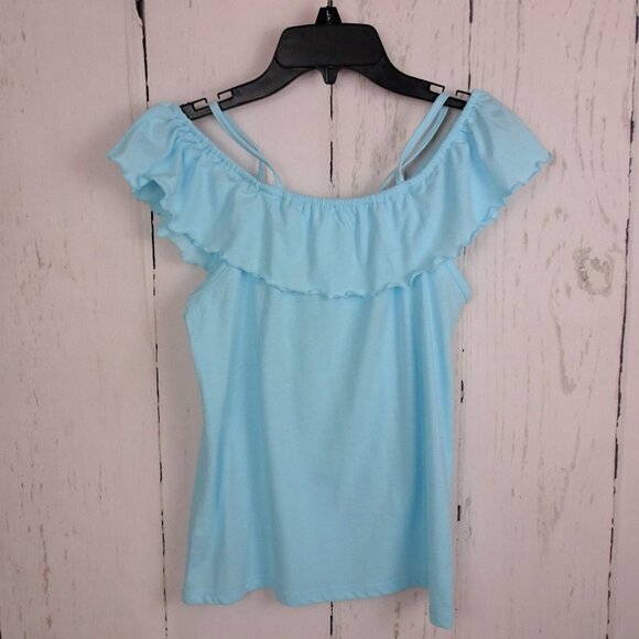 🎯5/$30 NWT Children's Place Girls Off-Shoulder  Top Blouse Cold Shoulder XL - Picture 2 of 6